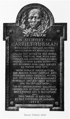 Harriet Tubman Memorial Tablet